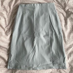 Uniqlo A-line Skirt, Light Blue, Size XS